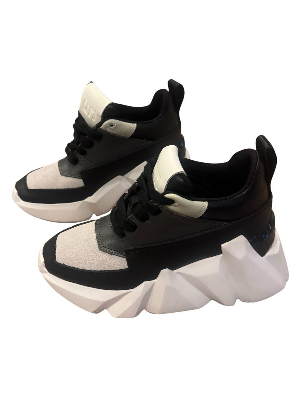 United Nude Space Kick Max Leather Sneakers In Multi 35 NEW - Picture 3 of 7